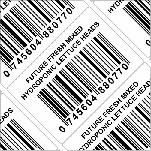 30mm x 20mm Waterproof Barcode Stickers Labels